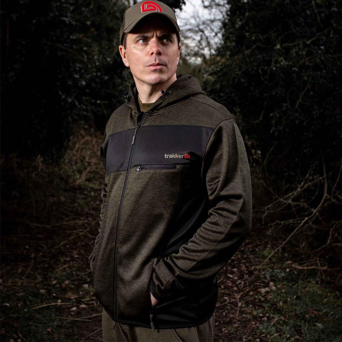 Trakker Marl Fleece Backed Fishing Hoodie 6 Trakker Marl Fleece Backed Fishing Hoodie - Image 4